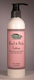 8.2 fl. ounces 20% Emu Oil Hand and Body Lotion Unscented