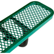 Global Industrial Green / 72 inches x 62 inches x 29.5 inches / Industrial Picnic Tables