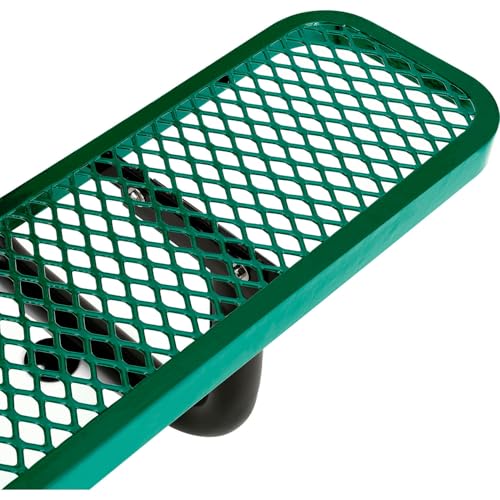 Global Industrial Green / 72 inches x 62 inches x 29.5 inches / Industrial Picnic Tables