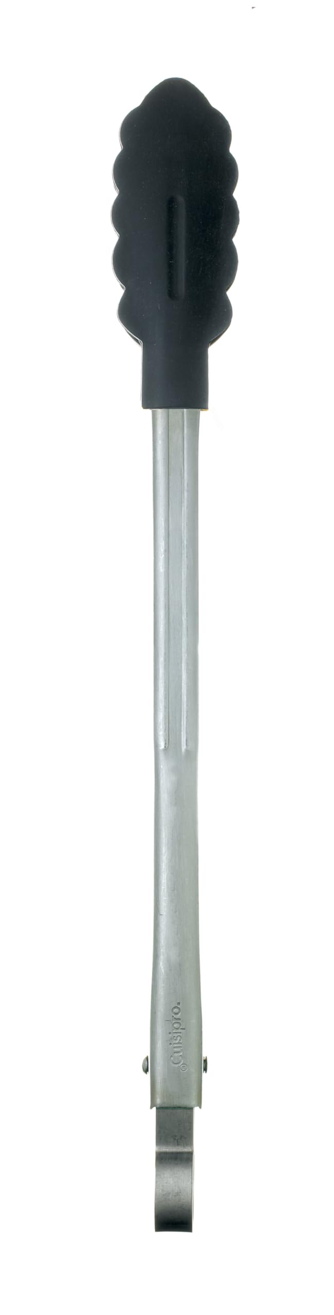 Silicone Tong 12" Black by Cuisipro – 12", Stainless Steel, Black, Model 1461