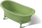 Kohler 21000-PFG-34 Artifacts™ 66-1/8" x 32-1/2" freestanding bath, Fresh Green Exterior with Fresh Green Interior
