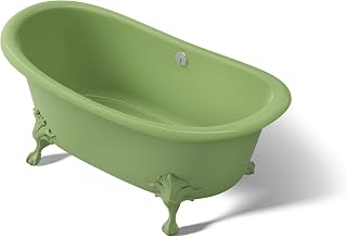 Kohler 21000-PFG-34 Artifacts™ 66-1/8" x 32-1/2" freestanding bath, Fresh Green Exterior with Fresh Green Interior
