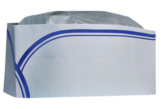 RC100 Low Profile Overseas/Soda Jerk Hat by Cellucap – Paper, Blue, Pack of 100, Model RC-100BL
