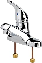 Krowne 12-510L Krowne Silver Series Single Lever Lavatory Faucet, Deck Mount, 4" Centers, 1.5 GPM Aerator Installed (Includes 2.2 GPM Aerator), Low Lead Compliant‍‌‌‌‌‍‌‌‌‌‍‌‌‌‍‌‌‌‍