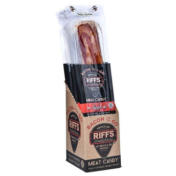 Smokehouse Bacon on the Go Sweet Meat Candy by Riffs – 0.7 ounce