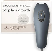 SmoothSkin Pure Adapt IPL Laser Hair Removal Device – At-Home Permanent Hair Reduction, Fast & Effective Results, Patented Smart Skin Tone Sensor, Gray