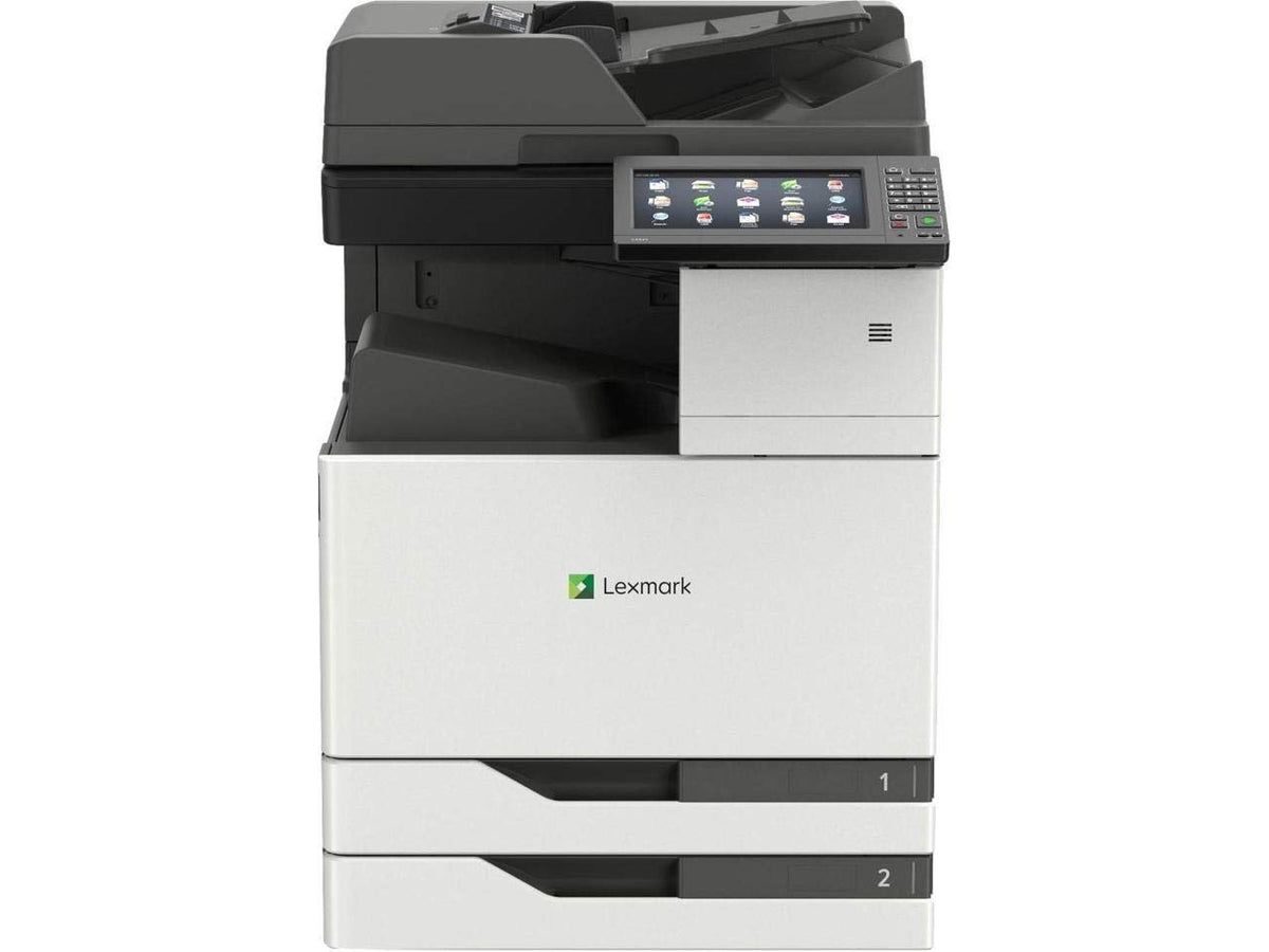 CX920 CX921de Laser Multifunction Printer - Color (Renewed) by Lexmark – 36.3"x24.2"x27.4", Paper, Black, Model 32CT065-cr