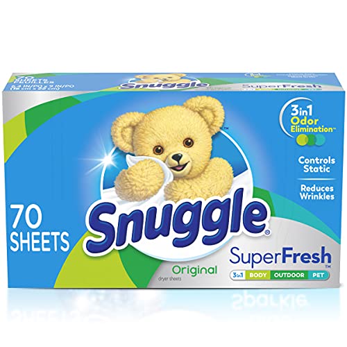 Snuggle White / 70 Count (Pack of 1) / Original Dryer Sheets