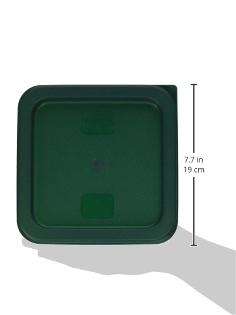 Winco 2 / 4 Quart / Lid / Green Containers