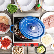 GET 3.5 Quart / Oval / Blue Dutch Ovens