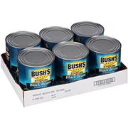 Bush's Best Black Beans / 108 Ounce (Pack of 6) / 1 Side Dishes