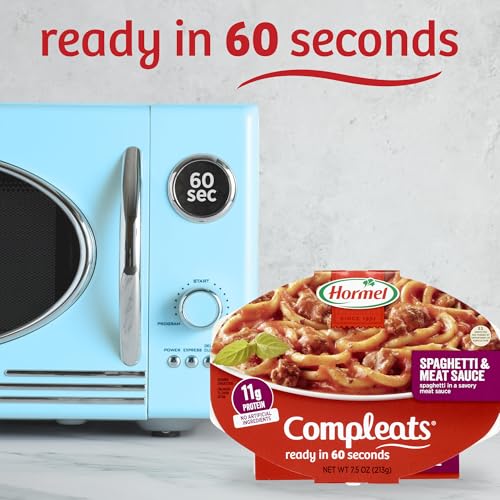 Hormel Compleats Spaghetti with Meat Sauce / 7.5 Ounce (Pack of 7) / Spaghetti & Meat Sauce Meat Dishes