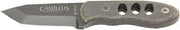 Camillus Choker 5.5" Durable Lightweight Corrosion-Resistant 1095 Carbon Steel Tactical Fixed Blade Knife with Micarta Handle, Kydex Sheath Included
