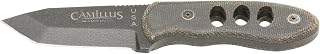 Camillus Choker 5.5" Durable Lightweight Corrosion-Resistant 1095 Carbon Steel Tactical Fixed Blade Knife with Micarta Handle, Kydex Sheath Included