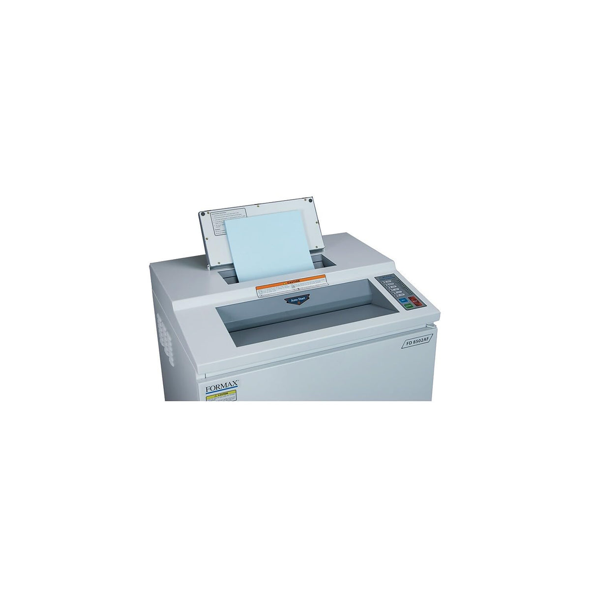AutoFeed Office Shredder by Formax – 26.0 gallons, Metal, Gray, Model FD8502 AF