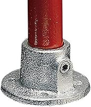 KEE KLAMP Round Flange Galvanized Iron Pipe Fittings- Fits 2" Schedule 40 Pipe