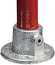 KEE KLAMP Round Flange Galvanized Iron Pipe Fittings- Fits 2" Schedule 40 Pipe