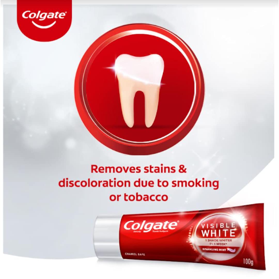 Visible White by Colgate – 3.5 Ounce (Pack of 1), Model 61022556