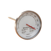 Leave-in Meat Thermometer by KitchenAid – TEMPERATURE RANGE: 120F to 200F, Stainless Steel, Model KQ902