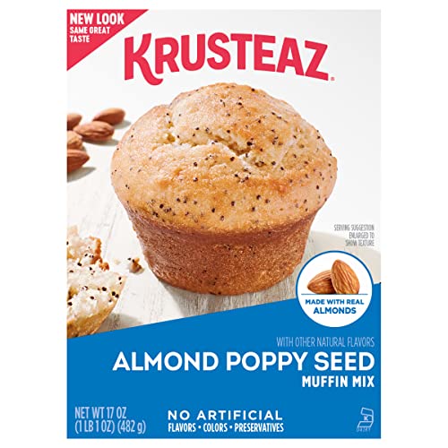 Krusteaz Almond Poppy Seed / 17 Ounce (Pack of 1) / Almond Poppyseed Muffins & Quickbreads