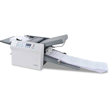 FD382 Automatic Paper Folding Machine with Adj. Stacker Wheels by Formax – Plastic, Gray, Model FD 386