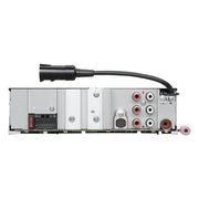 KMR-M332BT Marine Digital Media Receiver & Bluetooth (Renewed) by Kenwood – 1-DIN (7.6"D x 8.9"W x 4"H), Model KMRM332BT