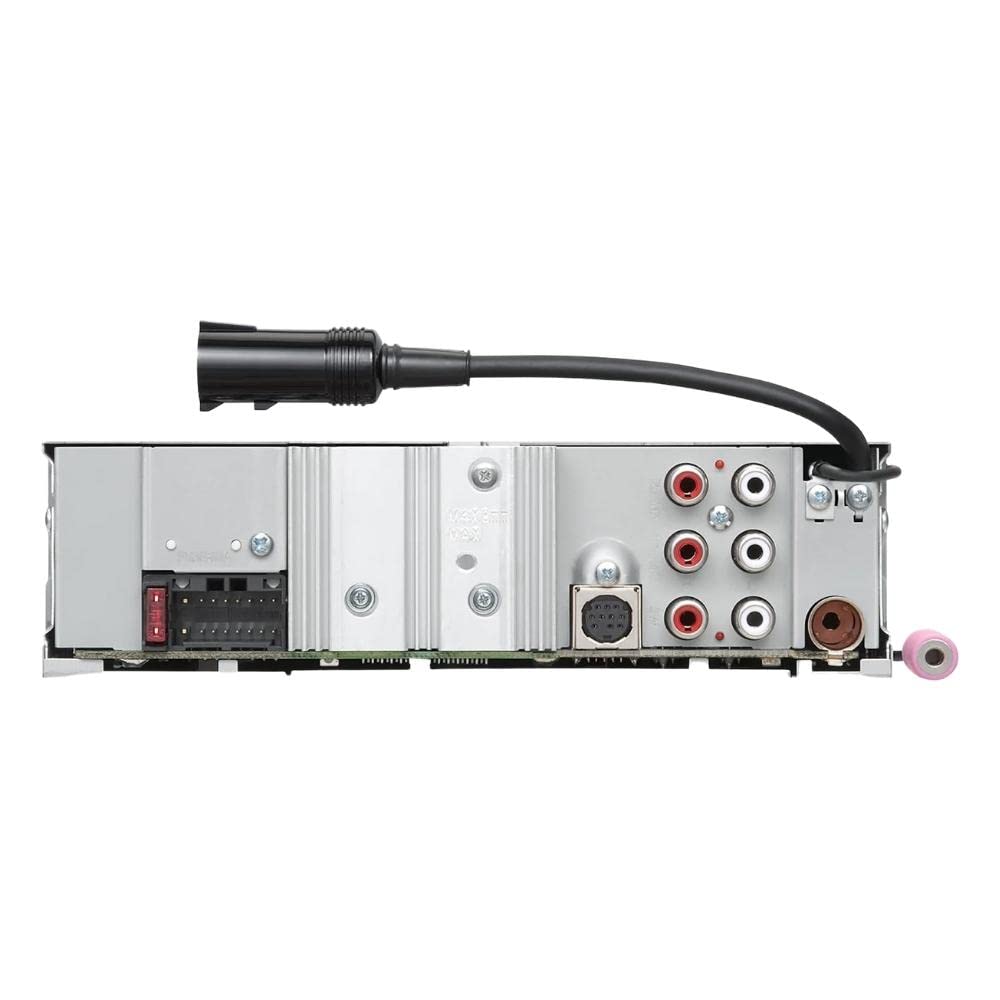 KMR-M332BT Marine Digital Media Receiver & Bluetooth (Renewed) by Kenwood – 1-DIN (7.6"D x 8.9"W x 4"H), Model KMRM332BT