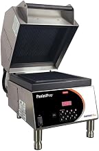 Nemco 6900-208-GG Panini Pro Sandwich Press, Grooved Top & Bottom, 10.5" x 10.5" Plates, 208V