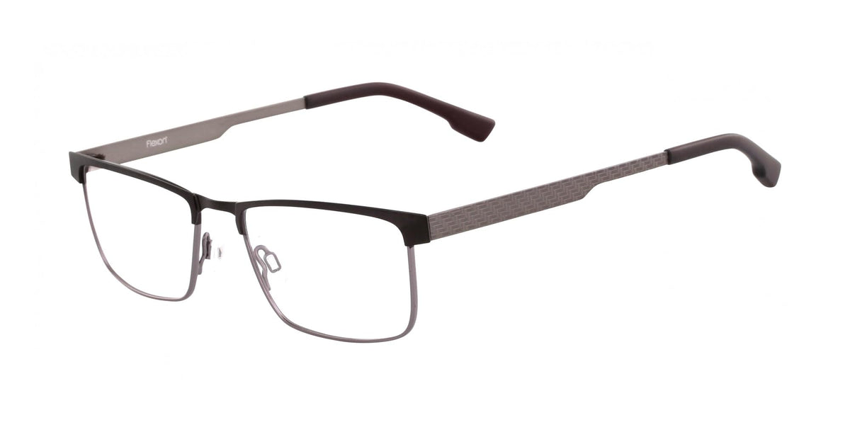 Eyeglasses E 1035 001 Black by Flexon – 54, Cellulose, Black, Model FLEXON E1035