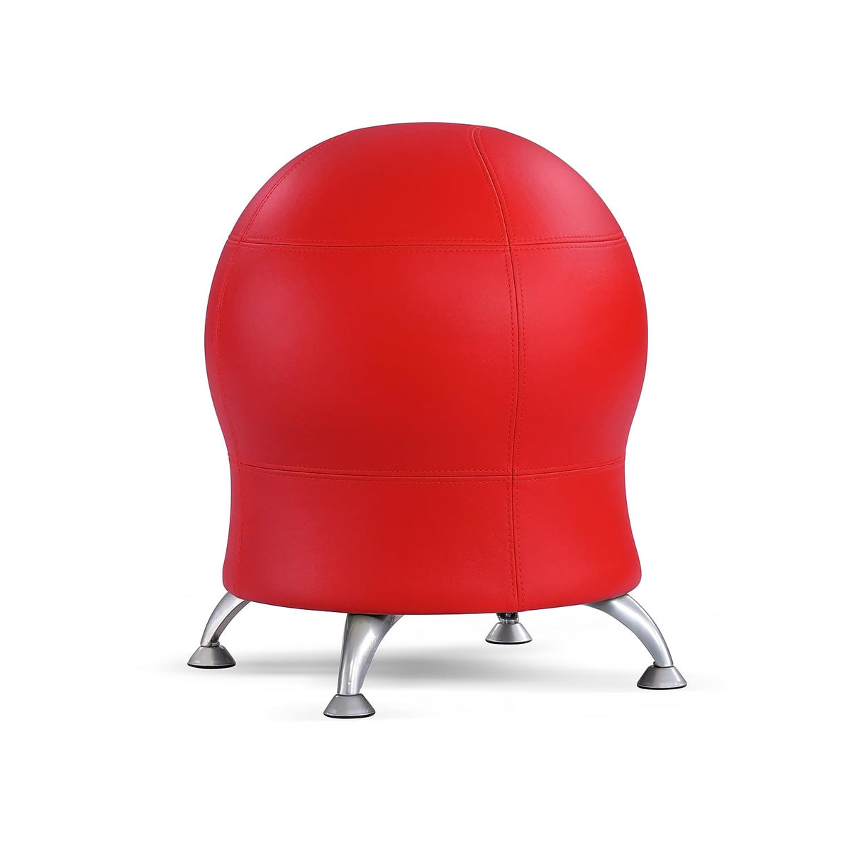 Products Zenergy Stability Exercise Ball Chair by Safco – 23"H or 20"H, Vinyl, Red Vinyl, Model 4751RV