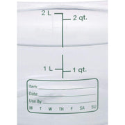 StorPlus Food Storage Container by Carlisle – 2.0 quarts, Polycarbonate (PC), Clear, Model 1076307