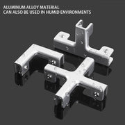 Aluminum Alloy Tile Glass Clamp Bracket Set by Dolibi – Small, T-Shape, Model Glass Clamps