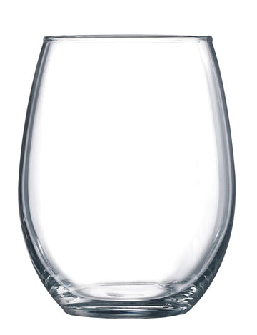 Cardinal Perfection 15 oz Stemless Wine Glass by Arcoroc – 15 Ounces, Clear, Pack of 12, Model C8303