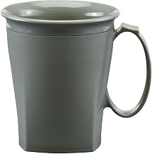 Cambro Harbor Meal Delivery System 8 Oz Meadow Green Polypropylene Insulated Mug - 4 1/2"Dia x 4"H