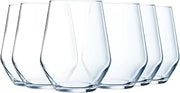 Luminarc Vinetis collection - 6 high glasses 40 cl - Modern and elegant design - Made in France - Reinforced packaging