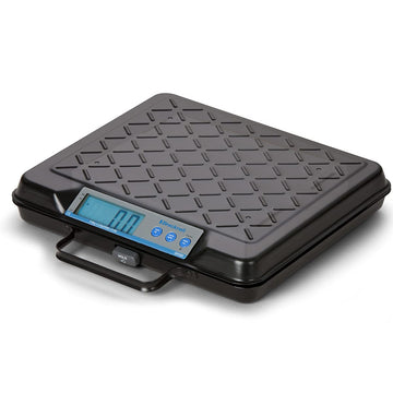 GP250 Portable Electronic Utility Bench Scale by Brecknell – 13.35"L x 12.5"W x 2.19"H, Alloy Steel, Black, Model 816965006731