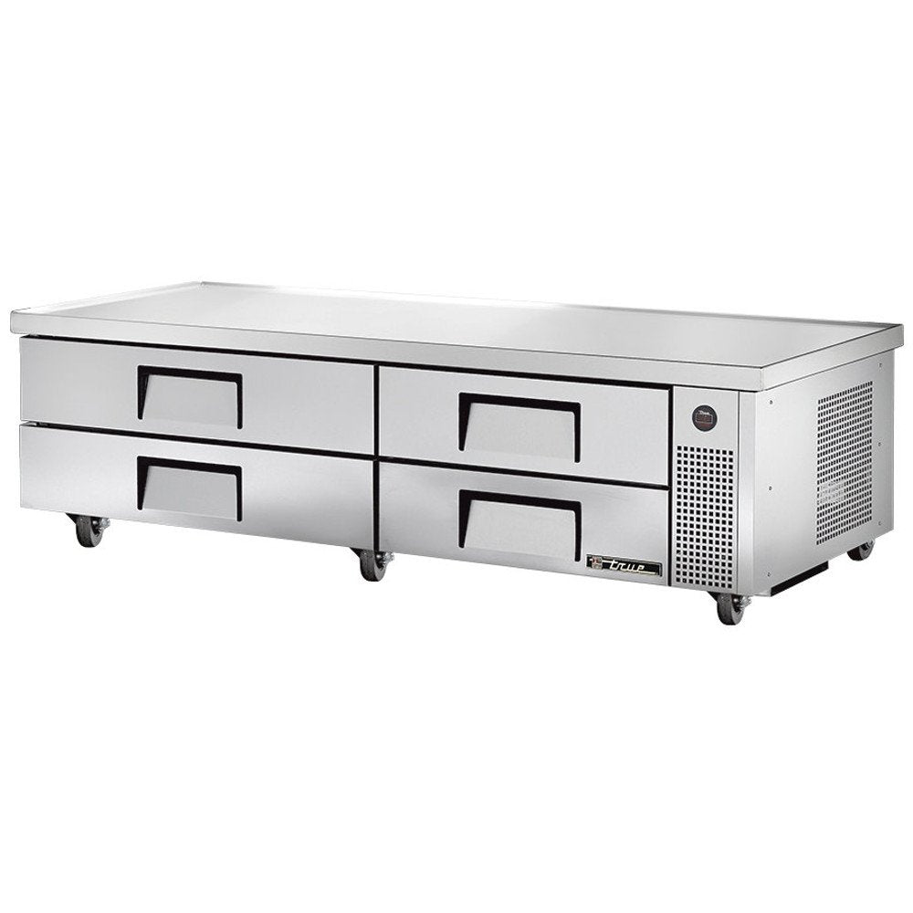 Refrigerated Chef Base by TRUE – stainless steel, Model TRCB-82-84
