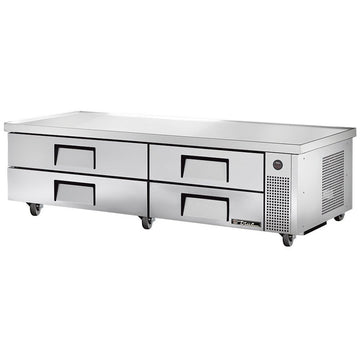 Refrigerated Chef Base by TRUE – stainless steel, Model TRCB-82-84