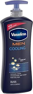 Vaseline Men Cooling Hydration Body Lotion 20.3 oz (Pack of 5).