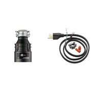 Badger 5 1/2 HP Food Waste Disposer and Power Cord Kit by InSinkErator – Steel