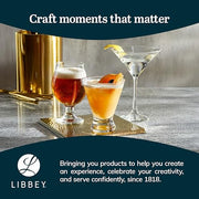 Libbey Margarita Stemed 6 / 6 Count (Pack of 1) / Modern Martini Glasses