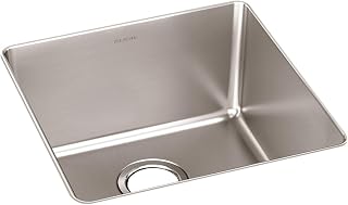 Elkay Lustertone Iconix 18Ga SS 18.5x18.5x9 Single UnderMT Sink