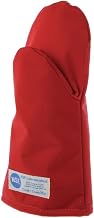 Tucker Safety 55120 Products Tucker BurnGuard Protective Apparel, Puppet-Style Oven Mitt, Poly-Cotton Each, Medium, 12", Red