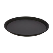 Camtread Round Server Tray by Cambro – Fiberglass, Black, Model 1100CT110