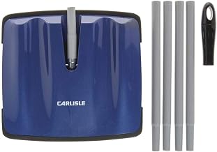 Carlisle FoodService Products Duo-Sweeper Floor Sweeper, 12", Blue (Pack of 4)