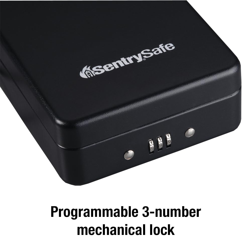 SentrySafe Black / 0.05 Cubic Feet / Combo Lock Safes & Safe Accessories
