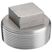 3/4" 304 Stainless Steel Plug by Merit Brass – Stainless Steel, Model K417-12