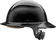 LIFT Safety Lift Dax Fiber Resin Full Brim Safety Helmet/Hard Hat, Black