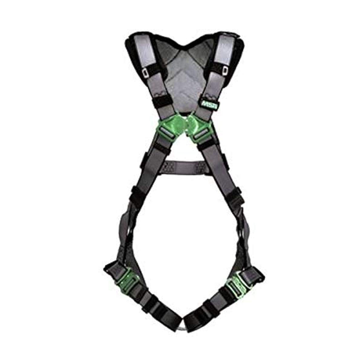 V-FIT Harness by MSA – X-Small, Polyester, Gray, Model 10194536