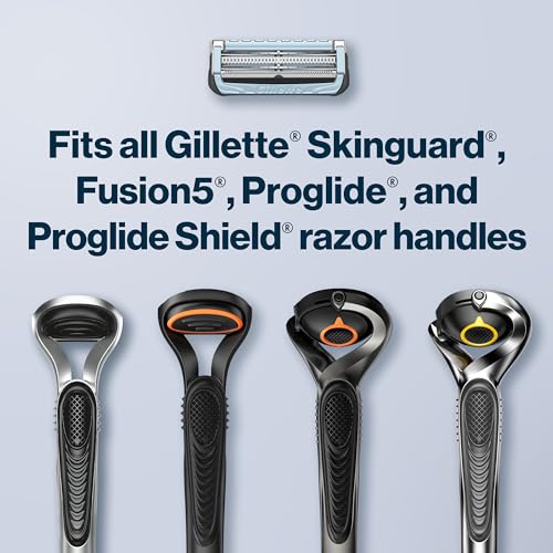 Gillette 4 Count (Pack of 1) / 4 Refills / WHITE Cartridges